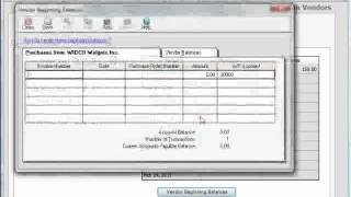 Sage 50 Tutorial Entering Vendor Records Sage Training Lesson 53 [upl. by Yorker489]