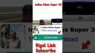 Indian Bikes Super 3D Game Download LinkIndian Bikes Super Game Cheat Cod1Live GamerViral Short [upl. by Aelhsa]