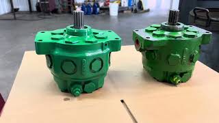 John Deere 4020 pump 10 and 20 series hydraulic pump [upl. by Ellemaj]