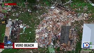 Tornado devastates areas of Indian River County [upl. by Ainirtak]