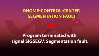 UBUNTU FIX Program terminated with signal SIGSEGV Segmentation fault [upl. by Wind618]