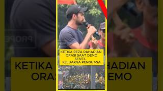 REZA RAHADIAN DEMO SENTIL KELUARGA PENGUASA rezarahadian artis pilkada2024 [upl. by Puna]