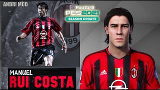 PES 2021  DOWNLOAD FACE RUI COSTA CONVERT FIFA 21 TEXTURE [upl. by Melony418]