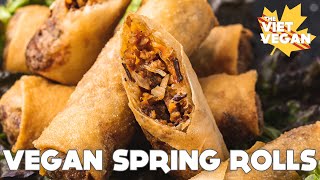 Vegan Vietnamese Spring Rolls  Chả Giò Chay [upl. by Elburr962]