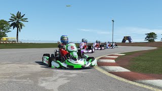 rFactor 2  Karting Patrocinio  KartSim X30 [upl. by Ellan245]