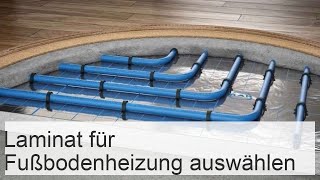 Elektrische Fußbodenheizung unter Laminat Wahl für Wasserböden [upl. by Dominus572]