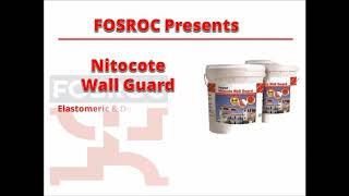 Painting cum Exterior Wall CoatingFosroc Nitocote Wallgaurd [upl. by Otrebliw153]