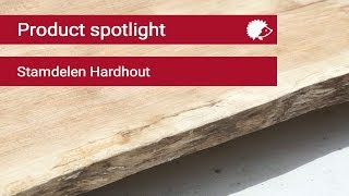 Product Spotlight Zelf boomstam tafel maken van hardhout stamdelen [upl. by Stempson]