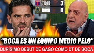 HORACIO PAGANI RE CONTRA CALIENTE CON LA DURA DERROTA DE BOCA ANTE TIGRE [upl. by Teuton]