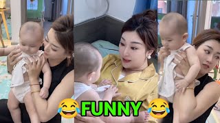 Cute And Funny Baby Laughing Hysterically Compilation  CUTE BABY [upl. by Fondea548]