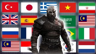 God of War in 50 Language meme [upl. by Dnomde465]