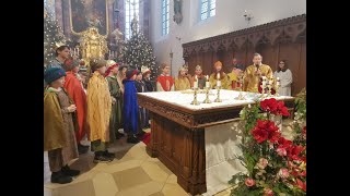 Pfarrfamiliengottesdienst mit den Sternsingern am 06012024 [upl. by Vassell]