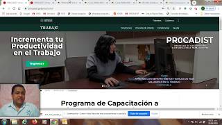 COMO INGRESAR A LA CAPACITACION GRATUITA DE LA NOM 30 EN EL PORTAL PROCADIST [upl. by Annatnas975]