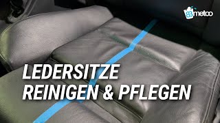 Ledersitze reinigen und pflegen wie der Profi einfache Anleitung [upl. by Ahselat]