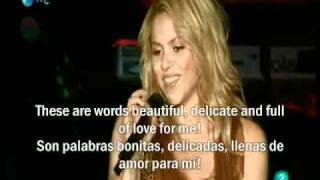 Shakira  Gordita Lyrics in english [upl. by Notserk]