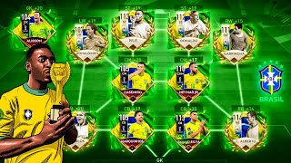 Brazil  Best Special Iconic Squad Builder Pele O Rei  FIFA Mobile [upl. by Kurth]