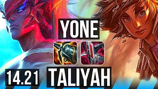 YONE vs TALIYAH MID  KR Master  1421 [upl. by Frazer]