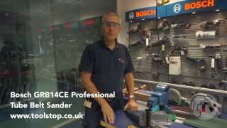 Bosch GRB14CE Professional Tube Belt Sander from Toolstop [upl. by Rockel70]