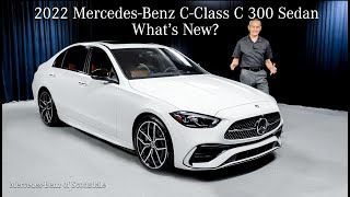 Whats New  2022 MercedesBenz CClass C300 Sedan Review and Specs [upl. by Litha]