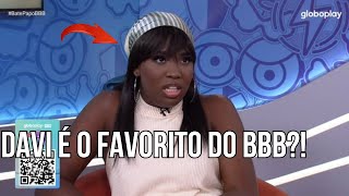 O TOMBO FOI FEIO Leidy fica em choque ao saber que Davi é o FAVORITO do BBB24 quotNão acreditoquot bbb24 [upl. by Alard693]