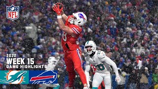 Miami Dolphins vs Buffalo Bills  2022 Week 15 Game Highlights [upl. by Lehcin]