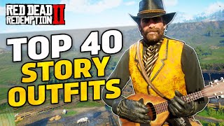 𝐑𝐞𝐝 𝐃𝐞𝐚𝐝 𝐑𝐞𝐝𝐞𝐦𝐩𝐭𝐢𝐨𝐧 𝟐  40 Story Mode Outfits By Subscribers PC with Photo Mode Highlights [upl. by Arramas282]