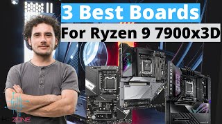 THE BEST MOTHERBOARDS FOR RYZEN 9 7900X3D TOP 3 [upl. by Aryahay]