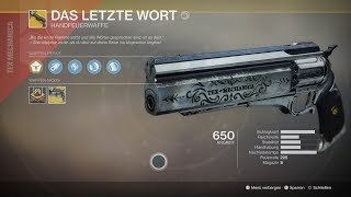 Destiny 2702 Quest Beschmutztes Licht Das Gespräch  Das Letzte Wort abholen HDPS4 [upl. by Ayihsa]