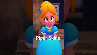 Brawl Stars Piper Skins [upl. by Anaehr]