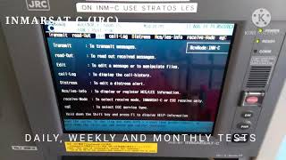 INMARSAT C  TESTS [upl. by Lothario]