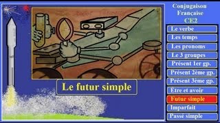 Conjugaison française CE2  910 Le futur simple des verbes des 3 groupes [upl. by Anom]