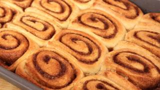 Homemade Cinnamon Rolls Recipe  Laura Vitale  Laura in the Kitchen Episode 300 [upl. by Adnamas]