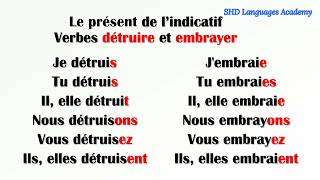 Conjugaison des verbes CraindreBaignerDétruireEmbrayerCoudreAppelerlearn frenchspeak french [upl. by Gentilis]