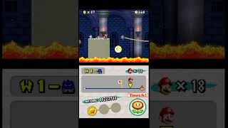 Bowser Fire Castle 🏰 supersmashbros mario nintendodsgames nintendods retrogames [upl. by Ahsata]