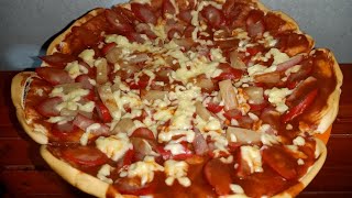 DIY Slice Bread Pizza  NO OVEN  Frying pan   Klyne Marciano [upl. by Atreb366]