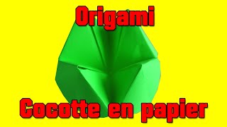 Origami  Comment faire une cocotte en papier [upl. by Lehacim]