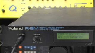 Roland R8SN05 07 and 11 ROM Play Demo Songs [upl. by Yenffit]