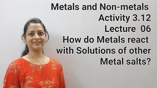 Class 10th Chemistry Activity 312 How do Metals react with Solutions of other Metal salts [upl. by Melita]