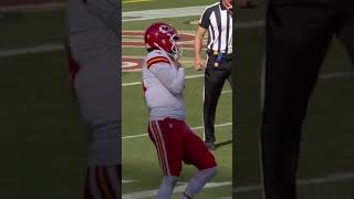 Collins throat punches Mahomes after the play 😳 No Flag Ref Blows Whistle nfl shorts [upl. by Nymrak]