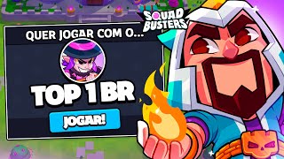 JOGUEI COM o MELHOR JOGADOR DE SQUAD BUSTERS DO BRASIL e VENCI DO TOP 1 GLOBAL [upl. by Kruse]