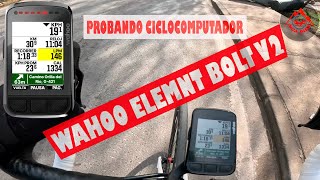 Prueba de Wahoo ELEMNT Bolt V2 [upl. by Antone]