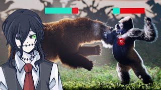 Bears slam Gorillas in a fight  Toby reacts to Tierzoo [upl. by Czarra]