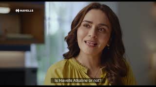 Havells Alkaline Water Purifiers  Sahi Paani Ka Sign Havells Alkaline [upl. by Enelia]