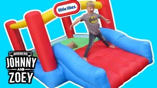 LITTLE TIKES Bounce amp Slide Bouncer by JohnnyAndZoey [upl. by Jehovah]