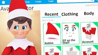 MAKING ELF ON THE SHELF a ROBLOX AVATAR New Morph [upl. by Mlehliw698]