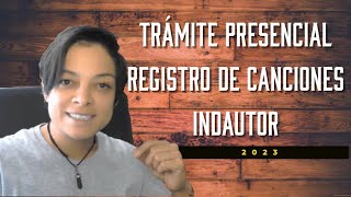 ¿Cómo se hace el trámite presencial de registro de canciones INDAUTOR Respondiendo preguntas [upl. by Absalom]