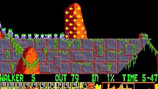 Lemmings  Tricky Level 4 [upl. by Aihsekin644]