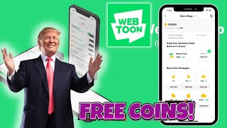 Webtoon Free Unlimited Coins 2025  How To Get Webtoon Coins For Free [upl. by Kuhlman]