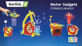 Motor Gadgets  How To Make  Tornado Maker  Smartivity [upl. by Hayashi851]