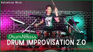 Kalonica Nicx Electronic Drum Improvisation 20 [upl. by Nylahsoj116]